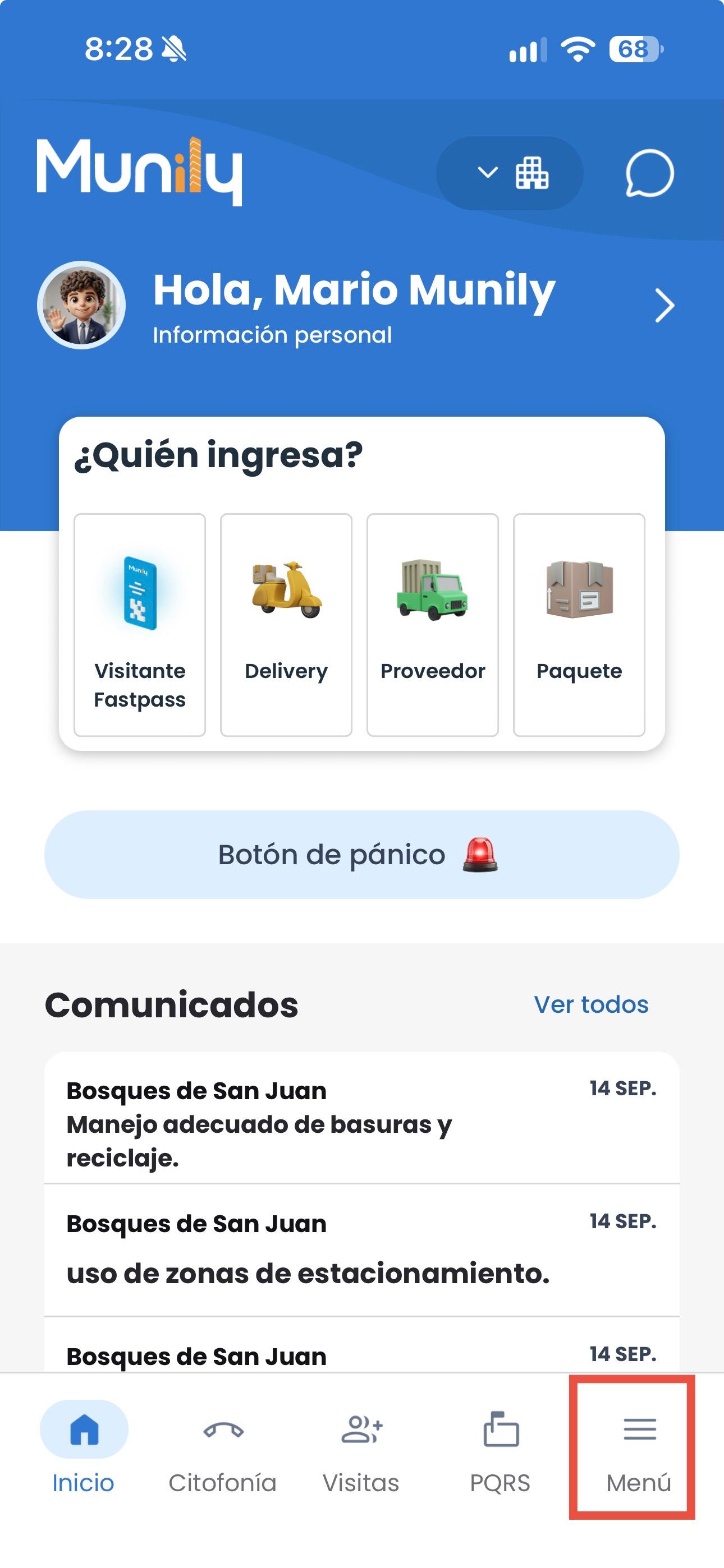 Captura 1 de 5 de la guía: Cómo cambiar el idioma de la app