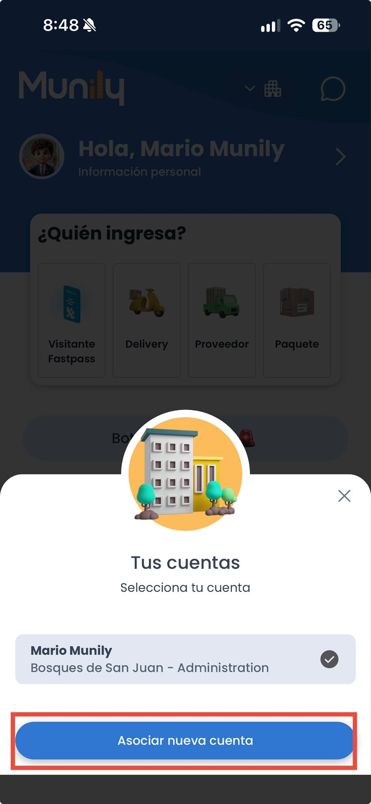 Captura 3 de 4 de la guía: Cómo agregar una unidad nueva a mi app